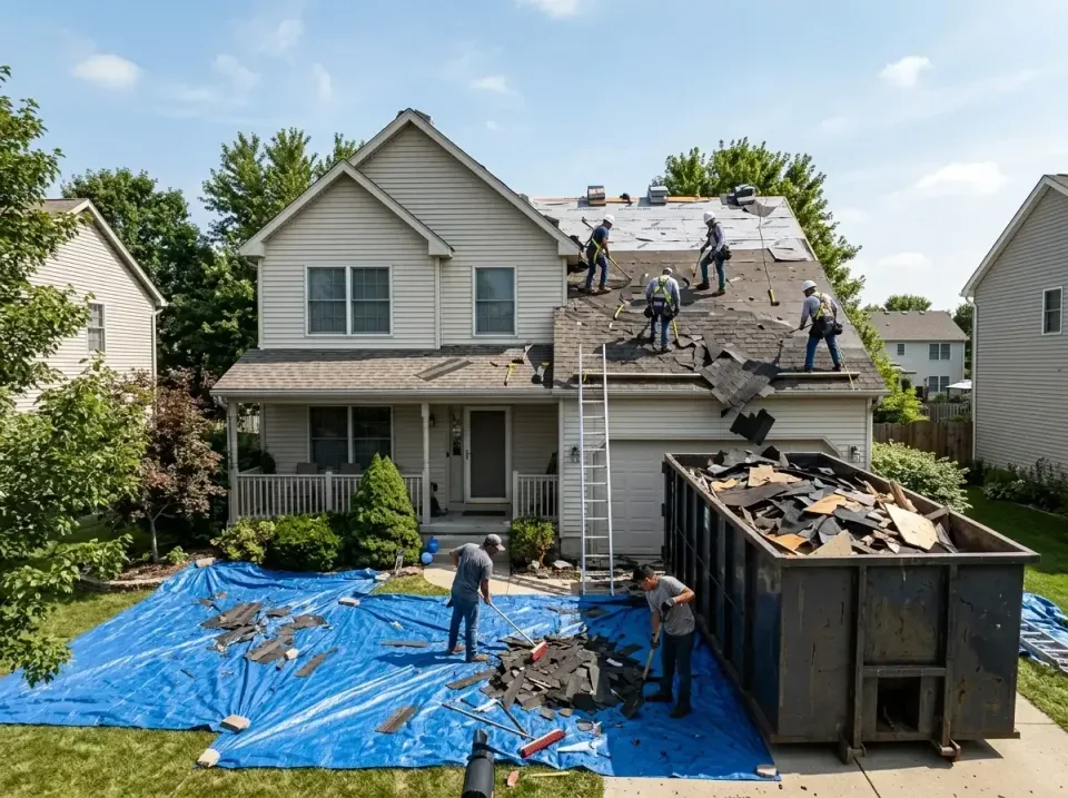 roof-replacement-debris-remova-004 — frequently asked questions, Cheapest Dumpster Rentals in Sauk Village, IL